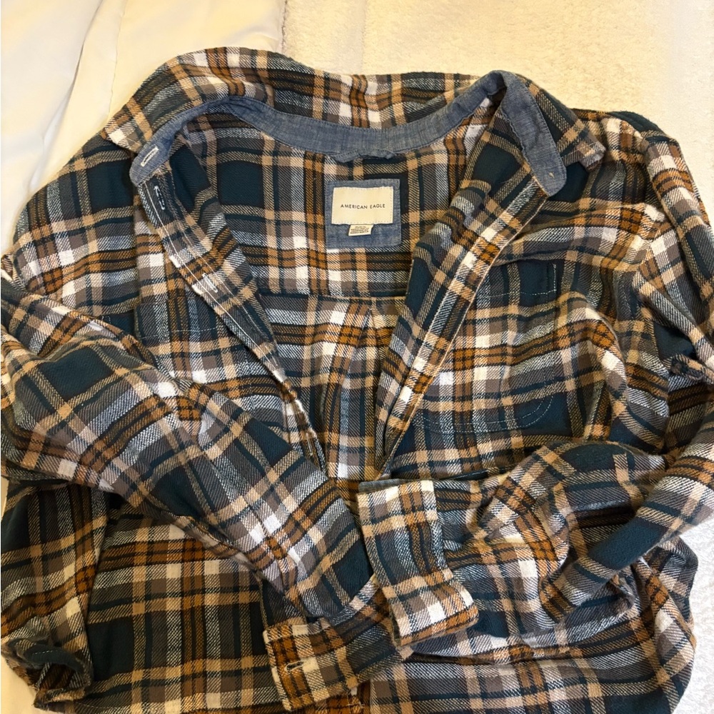 american eagle overthrow flannel